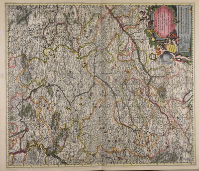 Ducatus Wurtenbergensis cum adjacentibus quibusdam Sueviae regionibus accuratissime in hanc tabulam redactus alkotó: Nicolaes Visscher