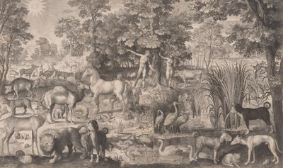 Ádám és Éva a paradicsomban, 1631., 1631. alkotó: Nicolaes de Bruyn