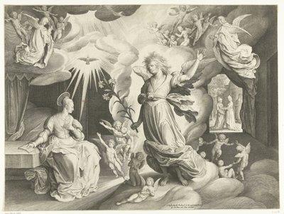 Angyali Üdvözlet alkotó: Nicolaes de Bruyn