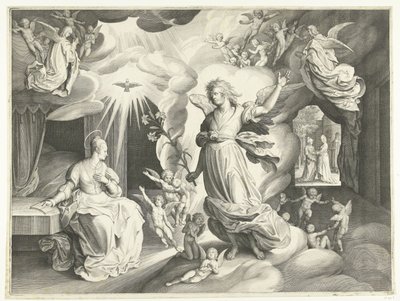 Angyali Üdvözlet alkotó: Nicolaes de Bruyn