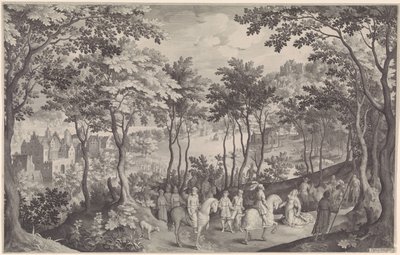 Dávid Abigailben alkotó: Nicolaes de Bruyn