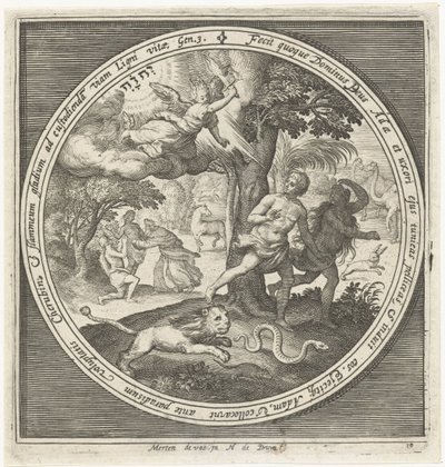 Kiűzetés a Paradicsomból alkotó: Nicolaes de Bruyn