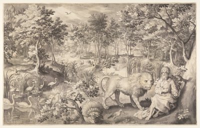 Jeremiás megjövendöli Jeruzsálem pusztulását alkotó: Nicolaes de Bruyn