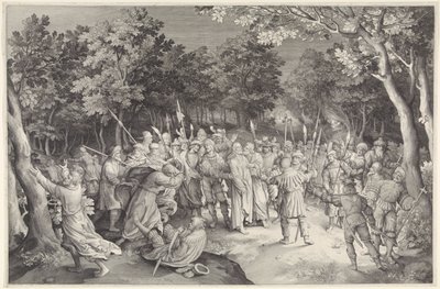 Judas Kiss és Krisztus letartóztatása alkotó: Nicolaes de Bruyn
