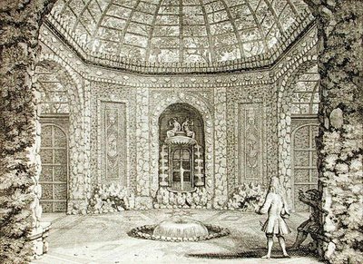 Egy barlang látképe, 17. század vége (metszet) alkotó: Nicolaes the Elder Visscher