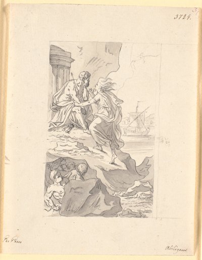 Avind az Æolusban. "Peder Paars". 1. könyv 1. dal alkotó: Nicolai Abildgaard