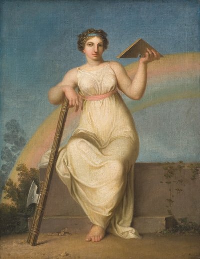 Jogtudomány. Allegorikus ábra alkotó: Nicolai Abildgaard