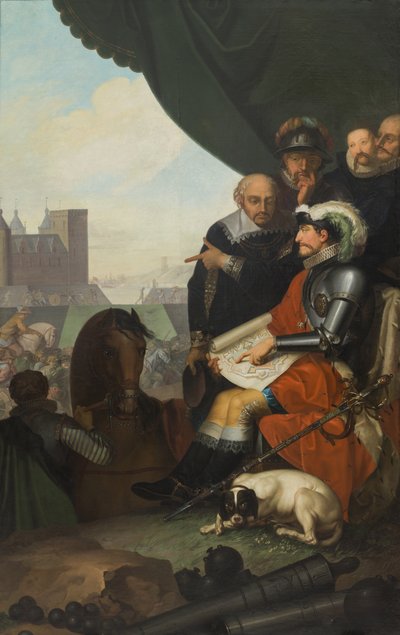 II. Frigyes Kronborg kastélyát építi, 1781-1782. alkotó: Nicolai Abraham Abildgaard