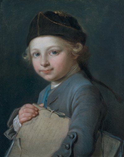 Portréja egy fiatal fiú portréja alkotó: Nicolas-Bernard Lepicie