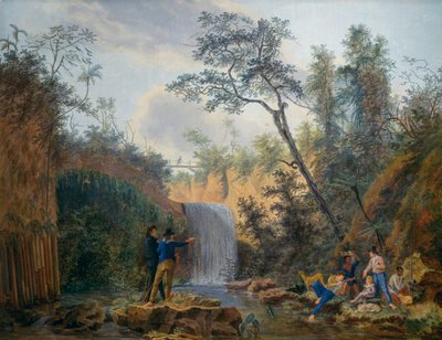 Francia botanikai expedíció Amerikába, olaj, vászon, Nicolas-Didier Boguet (1755-1839) alkotó: Nicolas-Didier Boguet