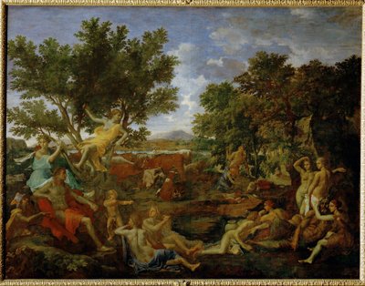 Apollon amoureux de Daphne - Apollo in love with Daphne ... alkotó: Nicolas (attr.to) Poussin