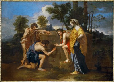 Arkadiai pásztorok ... alkotó: Nicolas (attr.to) Poussin