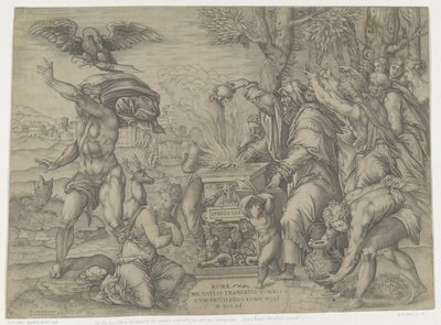 Ajánlat van Iphigenia alkotó: Nicolas Beatrizet