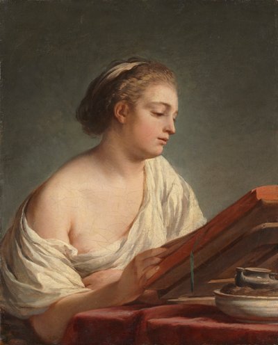 Olvasó asszony, 1769. alkotó: Nicolas-Bernard Lepicie