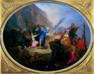 Noé áldozata, 1688-1736 alkotó: Nicolas Bertin
