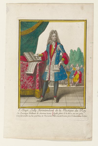 J. Baptiste Lully, a királyi zene főfelügyelője alkotó: Nicolas Bonnart