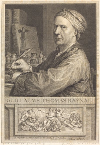 Guillaume Thomas Raynal alkotó: Nicolas Delaunay after Charles Nicolas Cochin II