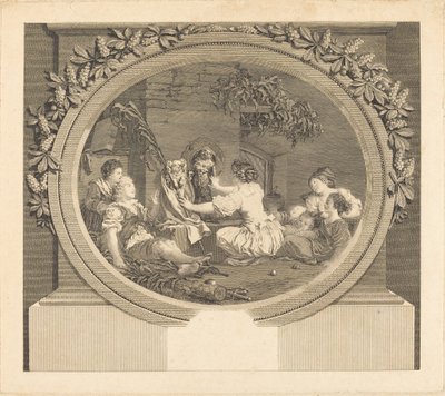 Az oktatás minden alkotó: Nicolas Delaunay after Jean Honoré Fragonard