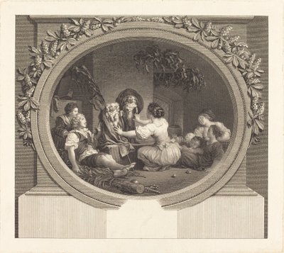 Az oktatás minden alkotó: Nicolas Delaunay after Jean Honoré Fragonard