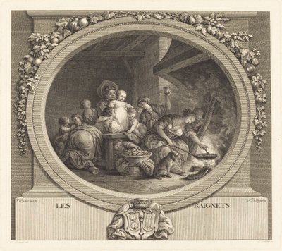 Fánk alkotó: Nicolas Delaunay after Jean Honoré Fragonard