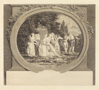 A kívánságok elfogadva alkotó: Nicolas Delaunay after Jean Honoré Fragonard