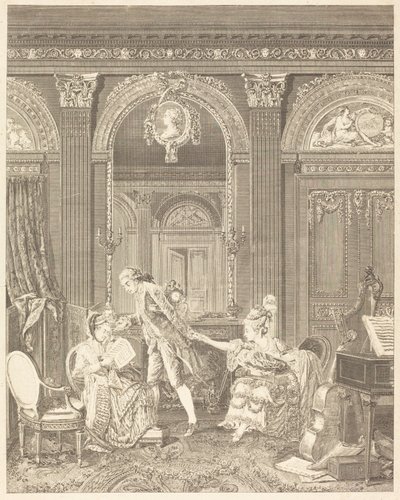 Az édes jegy alkotó: Nicolas Delaunay after Nicolas Lavreince