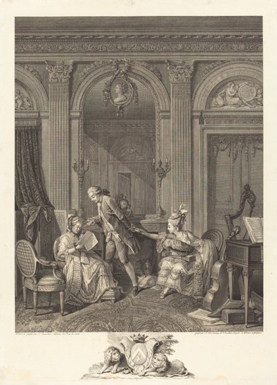 Az édes jegy alkotó: Nicolas Delaunay after Nicolas Lavreince