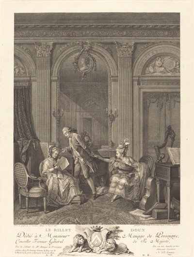 Az édes jegy alkotó: Nicolas Delaunay after Nicolas Lavreince