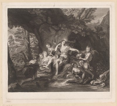 Diana fürdője alkotó: Nicolas Gabriel Dupuis (attributed to)