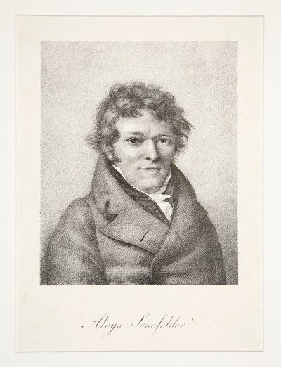 Aloys Senefelder portréja alkotó: Nicolas Henri Jacob