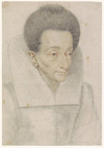 Egy idős nő portréja alkotó: Nicolas Lagneau