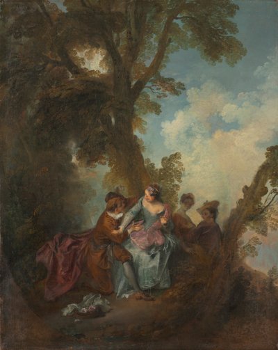 Szeretetnyilatkozat, c. 1720. alkotó: Nicolas Lancret