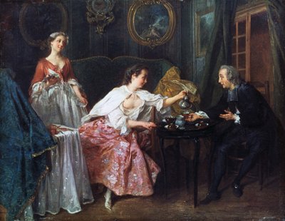 A nap négyszerese: Reggel, 1739 alkotó: Nicolas Lancret