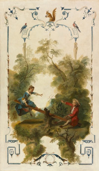 A libikóka, c. 1723-1727. alkotó: Nicolas Lancret