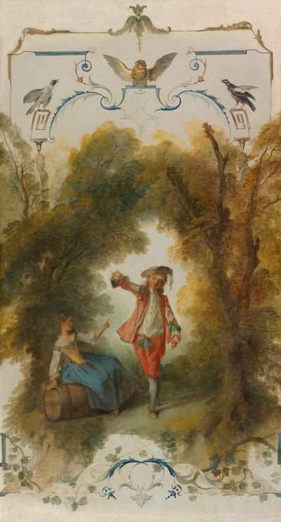 A szőlőhegy, c. 1723-1727. alkotó: Nicolas Lancret