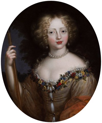 Helena Tekla Lubomirska, született Ossolińska, mint Flora portréja. alkotó: Nicolas Mignard