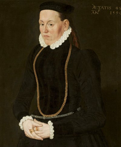 Egy patrícius nő portréja alkotó: Nicolas Neufchatel