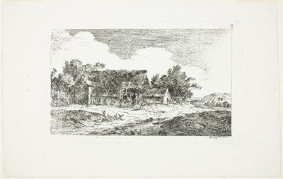Tájkép, a Deuxieme Cahier de Paysage kötetből alkotó: Nicolas Perignon