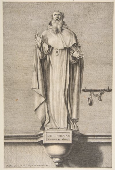 Szent Péter Nolscus.n.d. alkotó: Nicolas Pitau