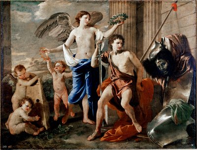 David diadala. Nicolas Poussin festménye alkotó: Nicolas Poussin