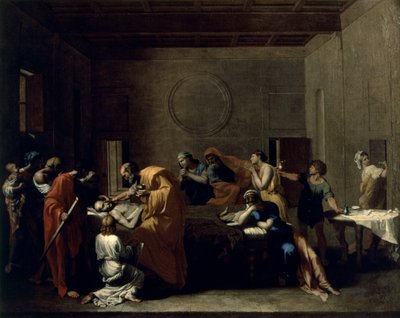 Extreme Unction, 1638-40 körül alkotó: Nicolas Poussin