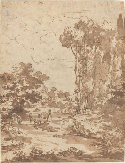 Patakban fürdő figurák alkotó: Nicolas Poussin