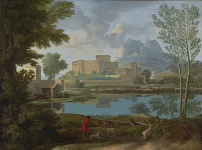 Nyugodt táj (Un Tem[p]s calme et serein) alkotó: Nicolas Poussin
