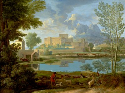 Nyugodt táj, 1650-1 alkotó: Nicolas Poussin