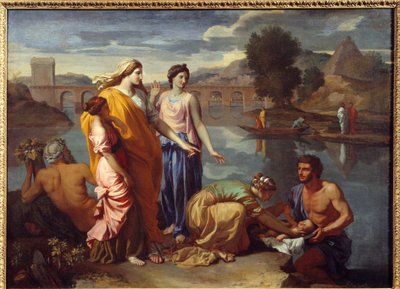 Mózes alkotó: Nicolas Poussin
