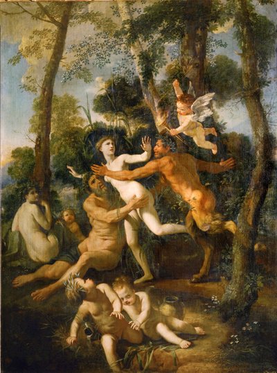 Pan és Syrinx: Syrinx (olaj, vászon) alkotó: Nicolas Poussin
