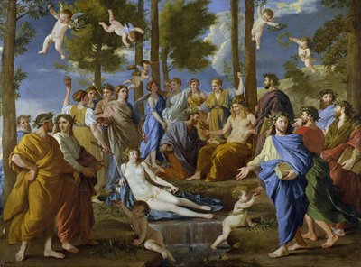 Parnassus alkotó: Nicolas Poussin