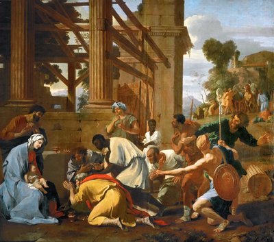 A mágusok imádása, 1633. alkotó: Nicolas Poussin