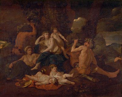 Bacchus gyermekkora, 1630 körül alkotó: Nicolas Poussin