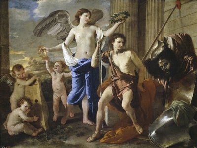 Dávid diadala, 1630 alkotó: Nicolas Poussin